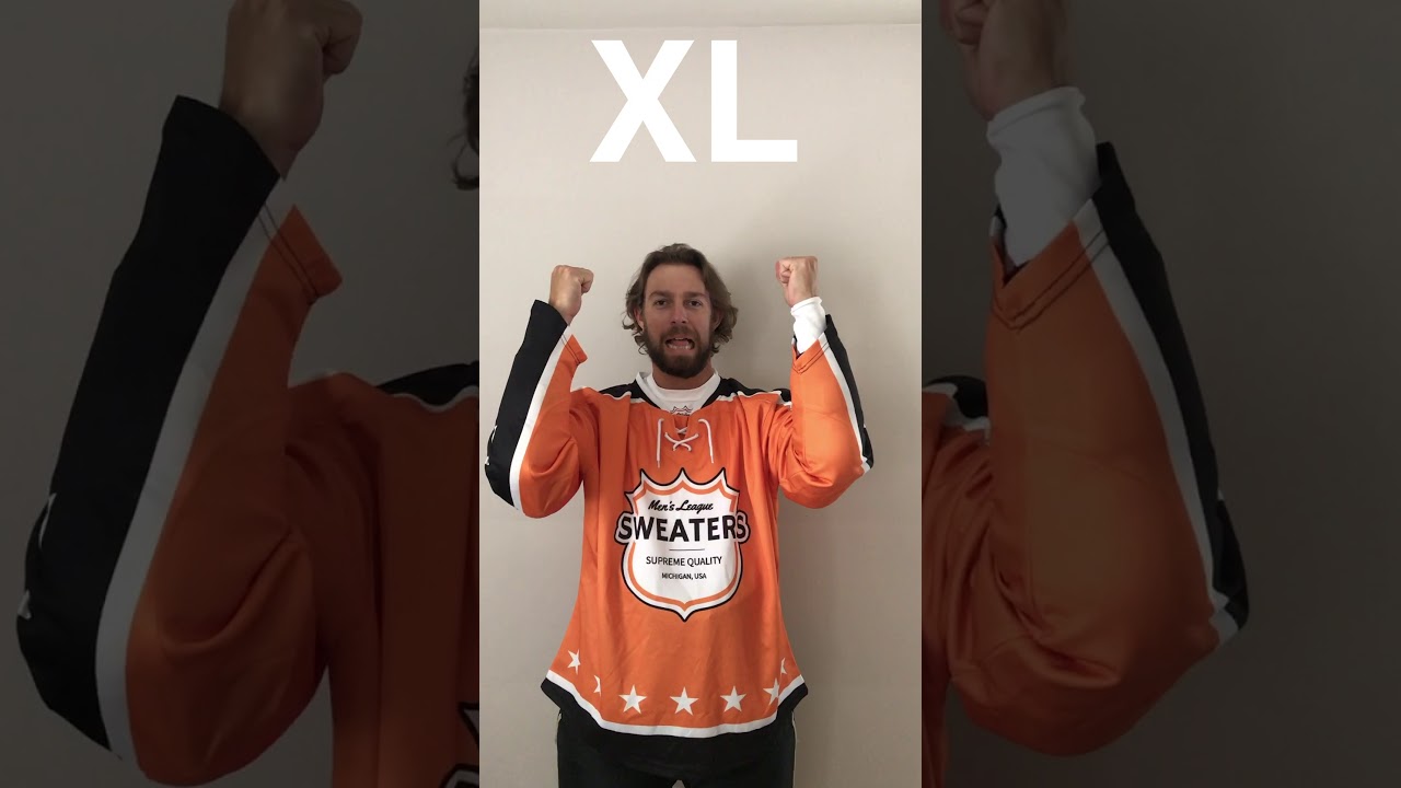Custom Hockey Jersey Size Guide
