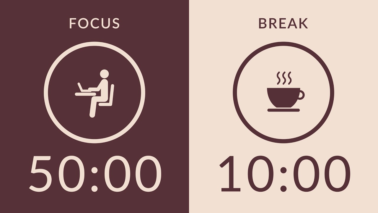 50/10 Pomodoro Timer | No Music 🔔 Bell Only | 3-Hour Study With Me for Deep Focus 🍅