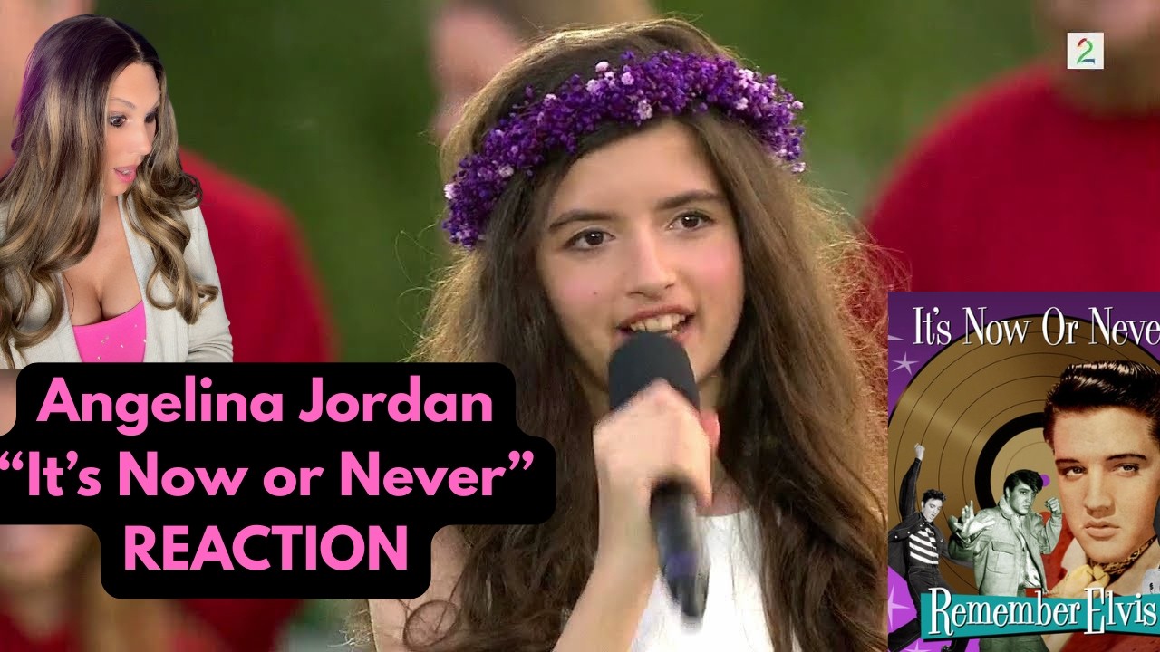 *FIRST TIME HEARING* Angelina Jordan | Its Now or Never (Elvis Presley)(cover)(REACTION)