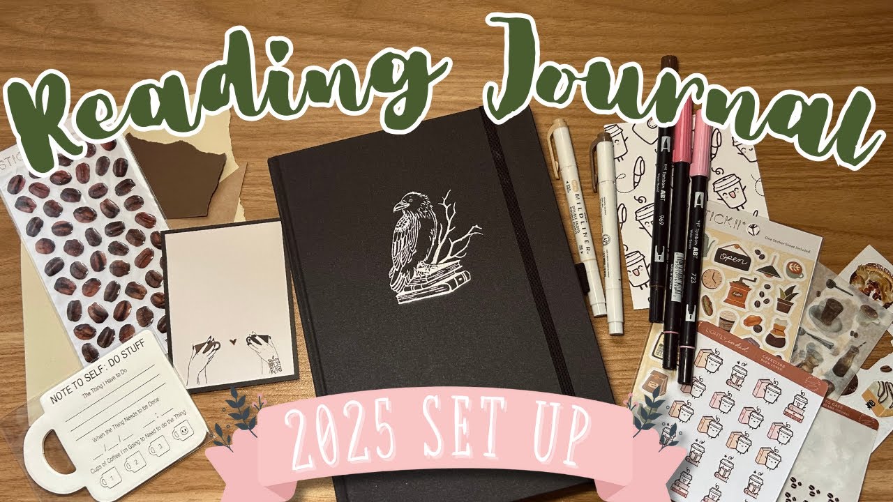 2025 Reading Journal Set Up ☕️