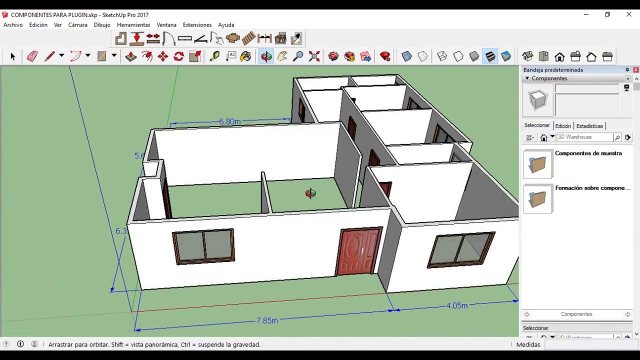 CREAR COMPONENTES PARA PLUGIN DIBAC  (PUERTAS Y VENTANAS)