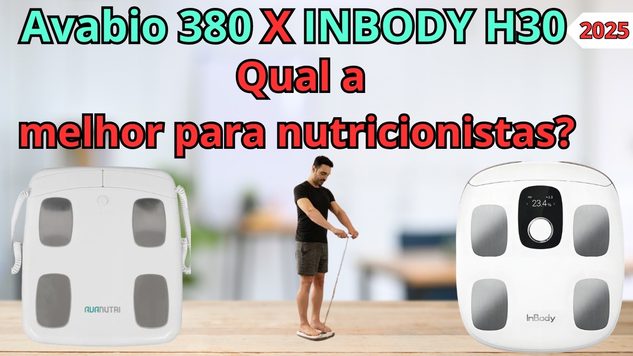 Qual a melhor balança de bioimpedância  para nutricionistas em 2026 ? Avanutri ou inbody H30
