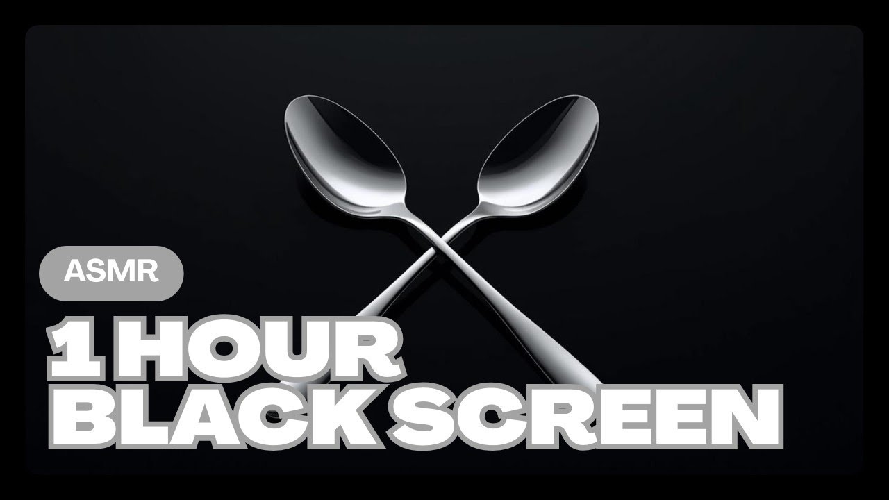 1 Hour. Metal Spoon Tapping ASMR Sounds for Sleep and Relaxation