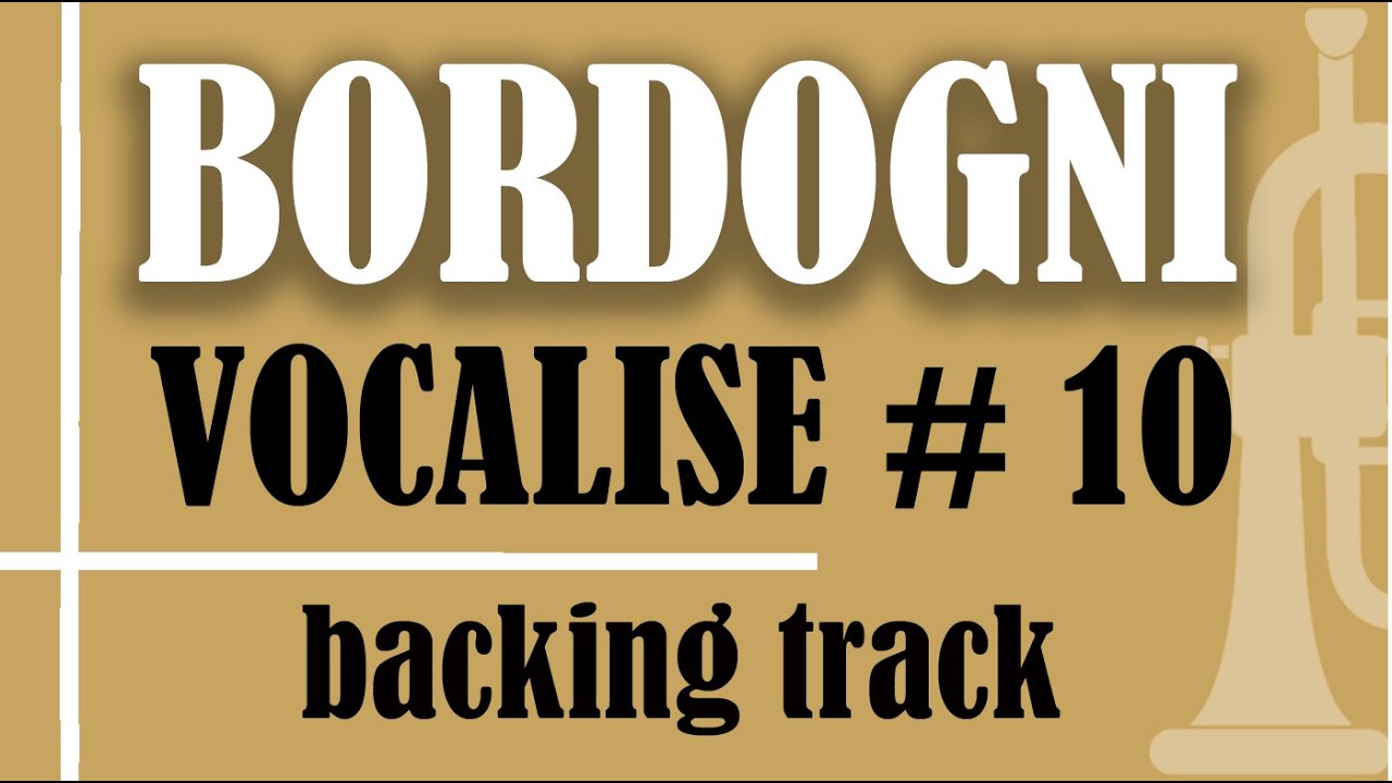 Bordogni - Vocalise #10 (Backing Track)