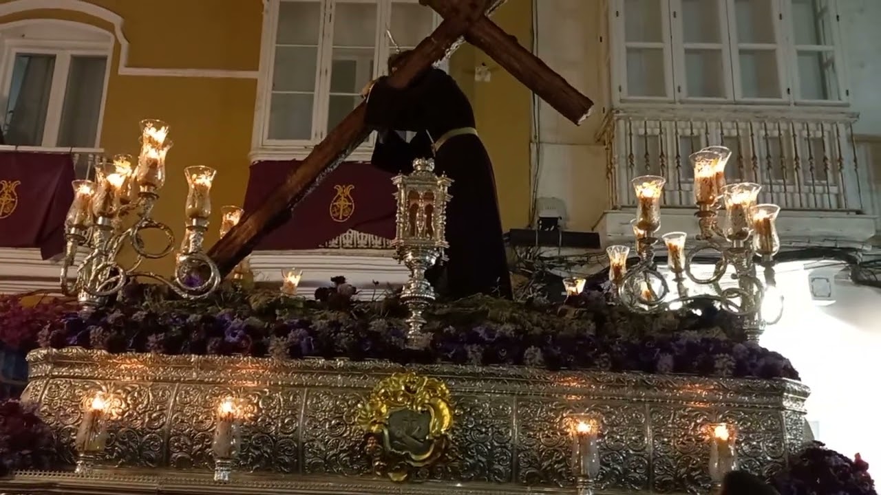 Nazareno de la Obediencia Semana Santa de Cádiz 2024 Calle Nueva Sábado de Pasión.