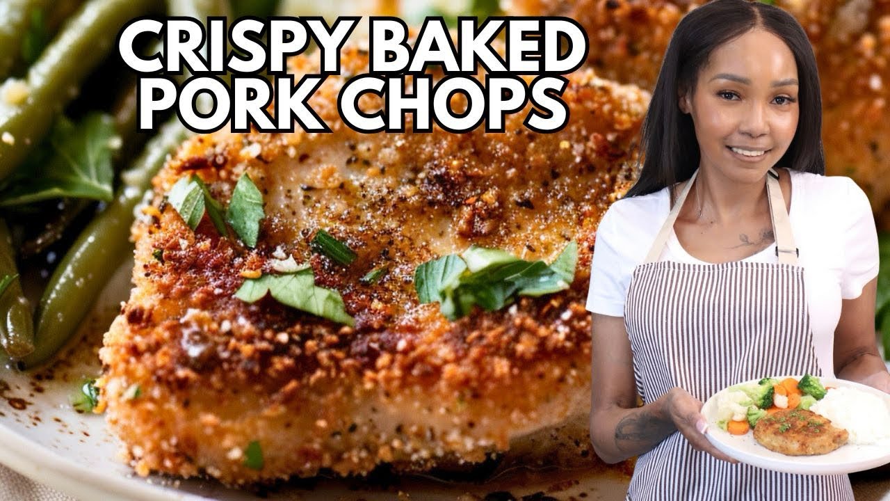 How to Make The BEST Crispy Oven Baked Pork Chops 
