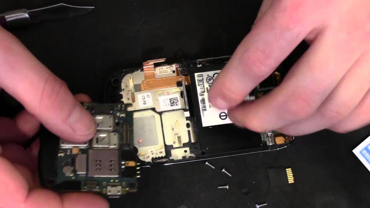 Blackberry 9800 Torch Water Damage Repair - Daz
