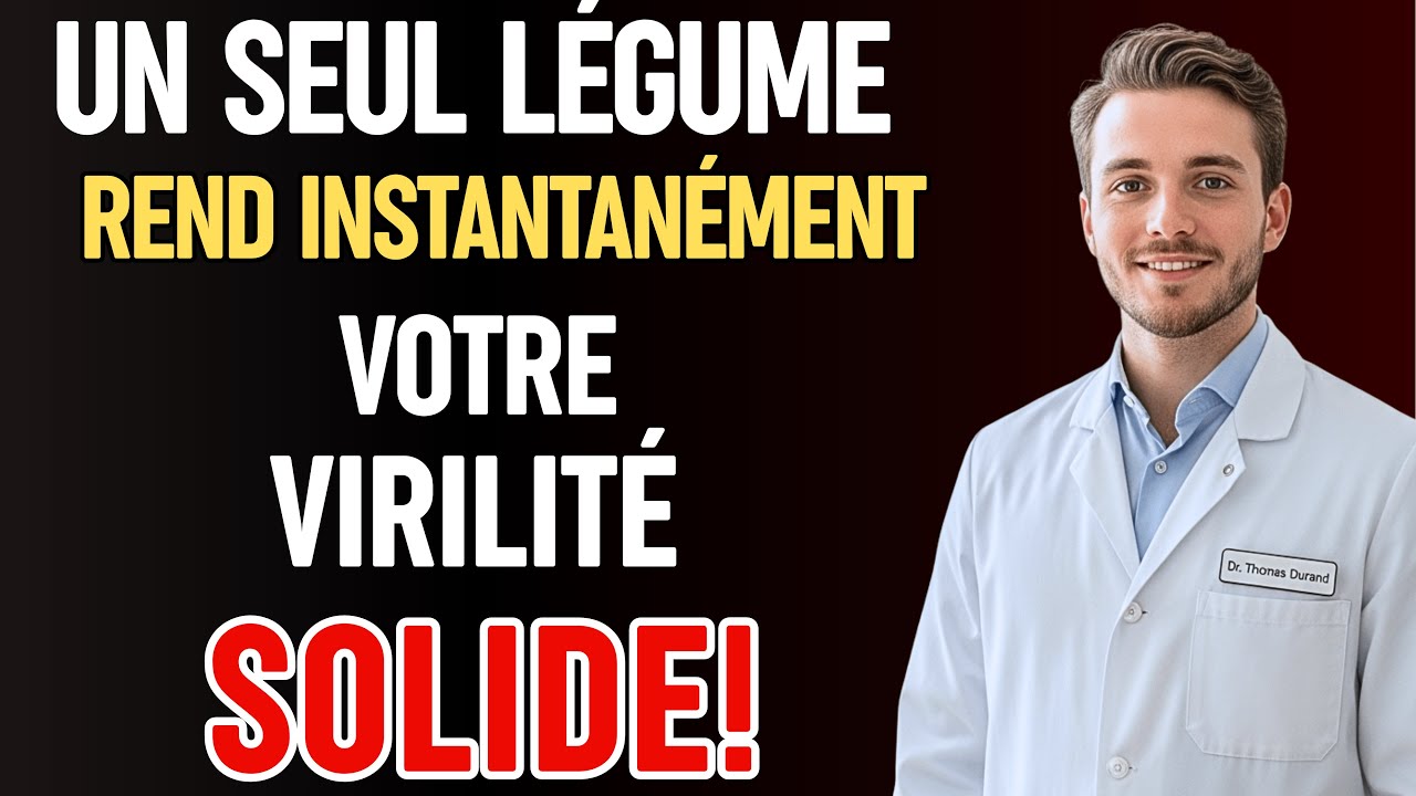 Un seul légume le soir pour la virilité, l'énergie et le sommeil profond | Conseil du Dr. Durand