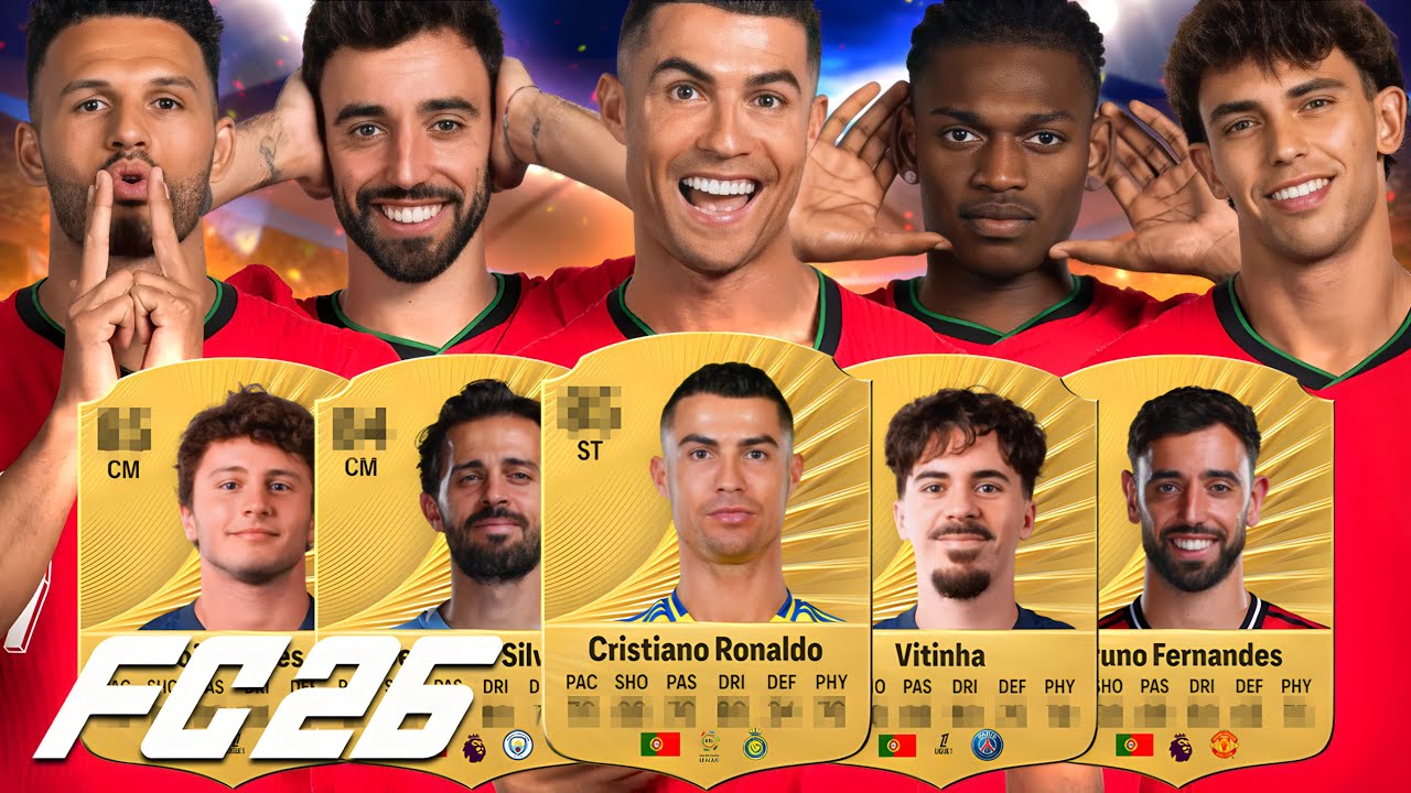 TOP 100 DOS MELHORES JOGADORES PORTUGUESES | FC 26