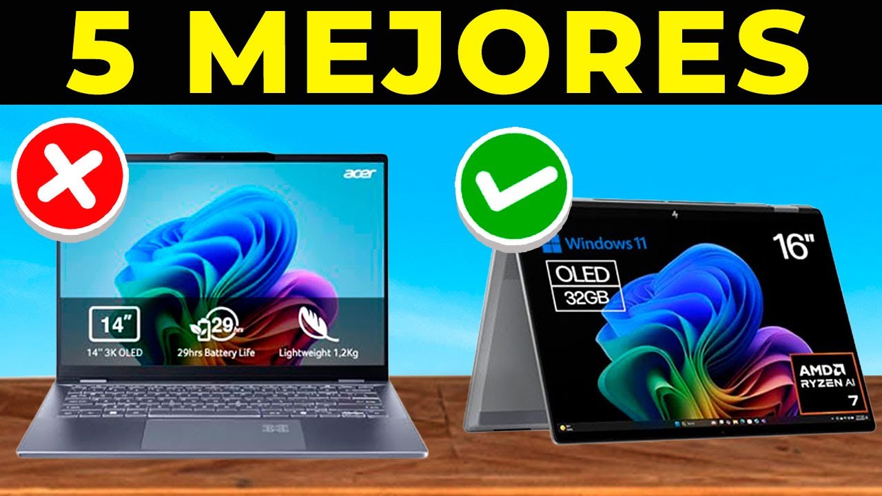 ✅ Los 5 MEJORES PORTÁTILES DISEÑO GRÁFICO Baratos 2025 | LAPTOPS CALIDAD PRECIO AMAZON