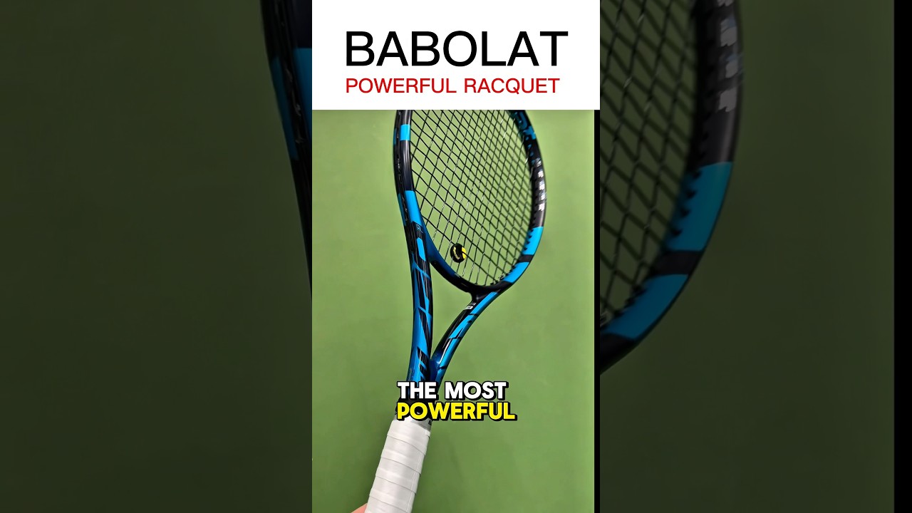 The Most Powerful Tennis Racquet I've Tried. #tennis #tennisracket #babolat #tennisplayer