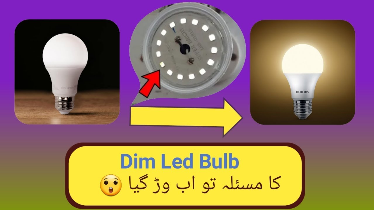 How To Fix Dim light problem of Led bulb || How To Repair Led Bulb Easy Way #diy #ledbulb #dimlight