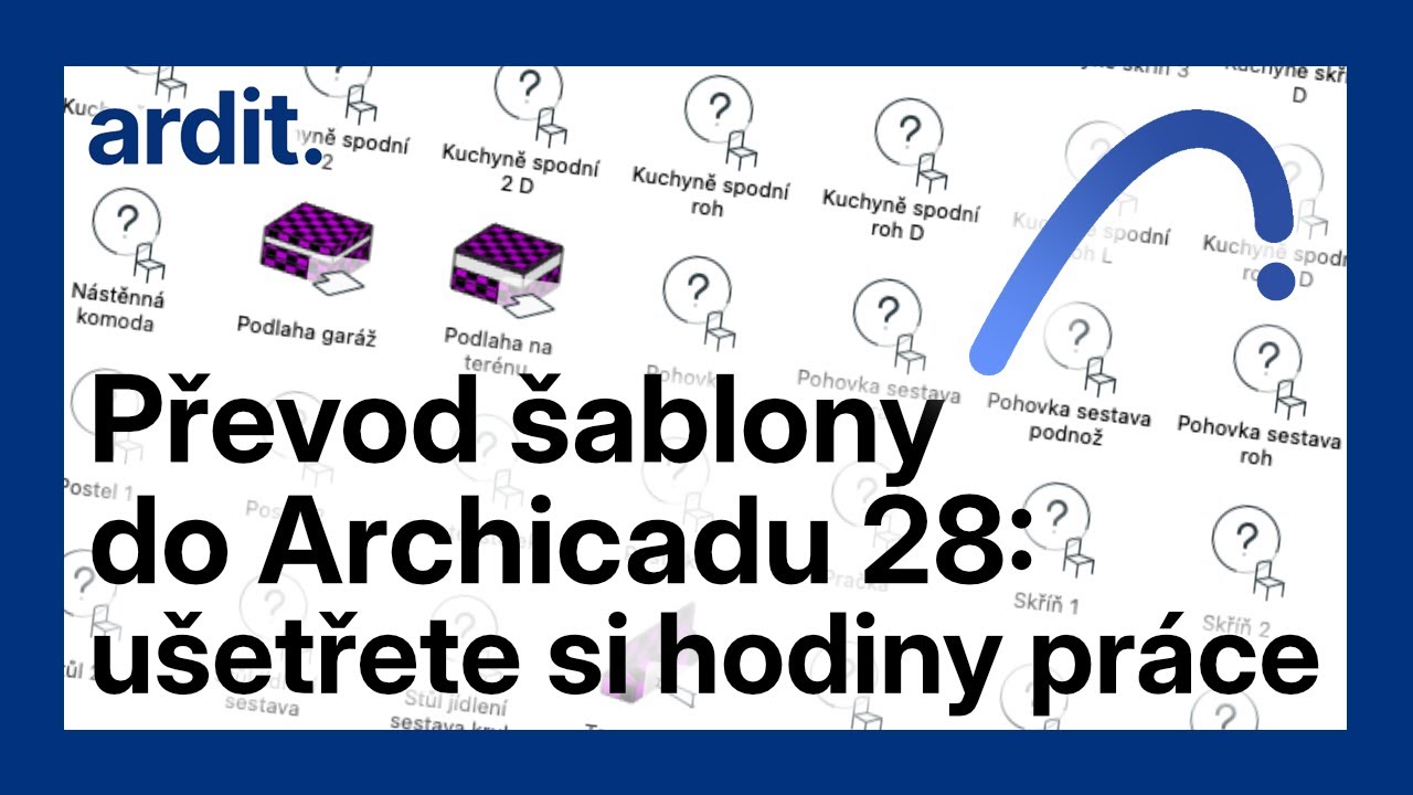 Převod šablony pro Archicad 28 - jak ušetříte hodiny práce při převodu oblíbených nastavení