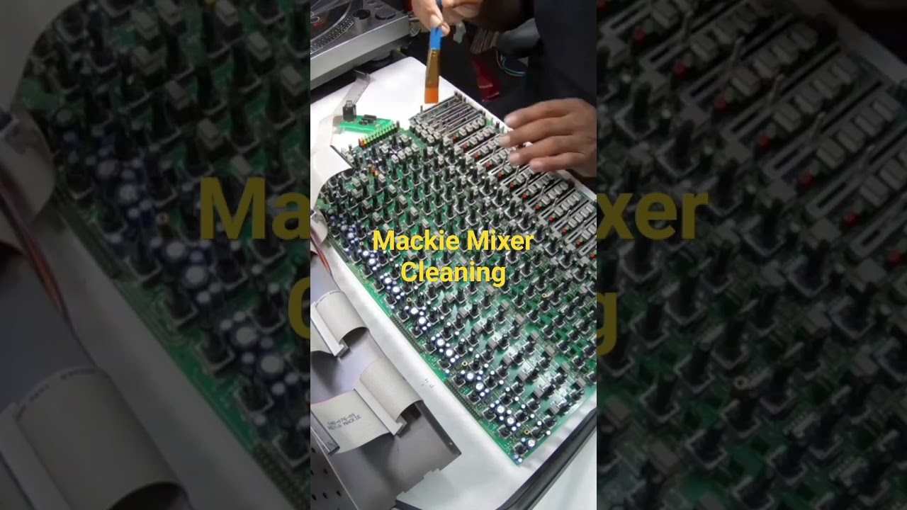 How to clean your analog mixer