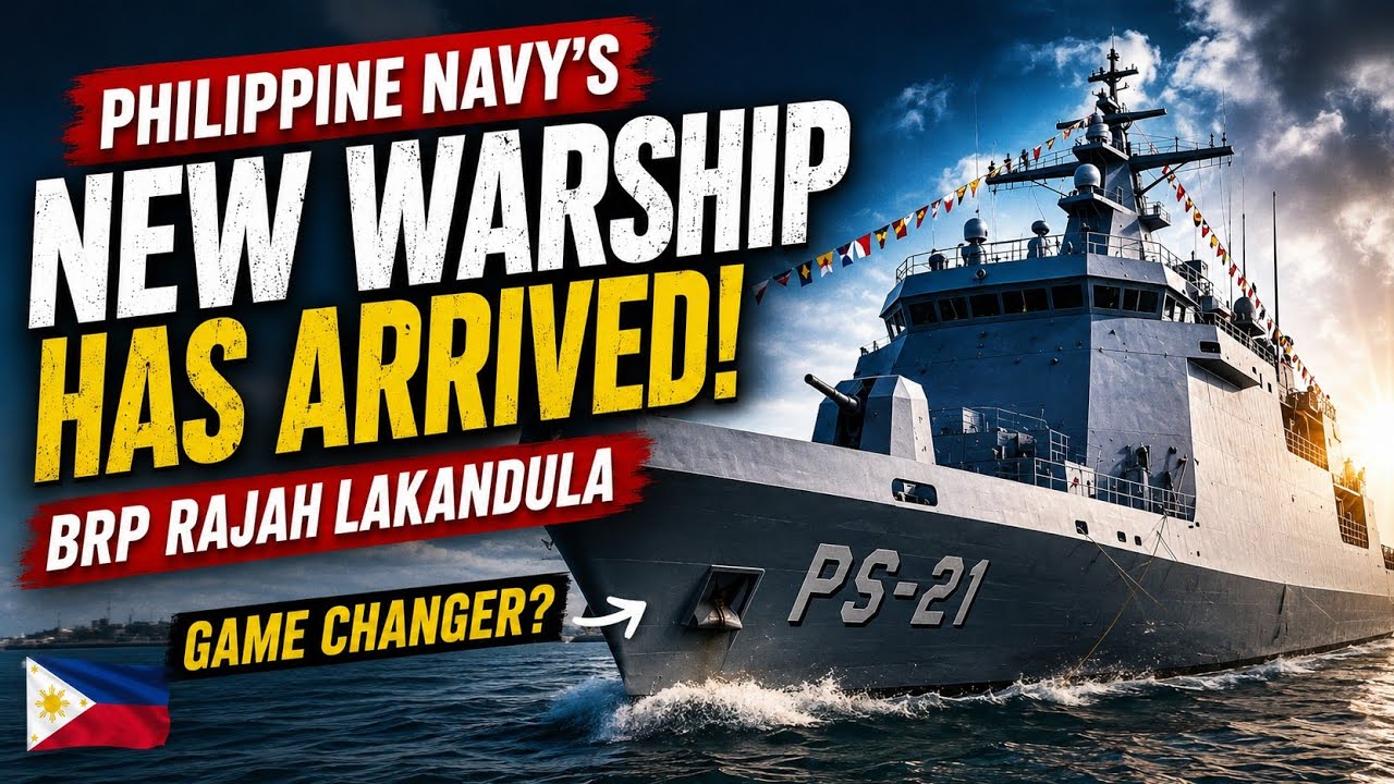 Good News! The Philippines Navy Receives Powerful New Warship BRP Rajah Lakandula