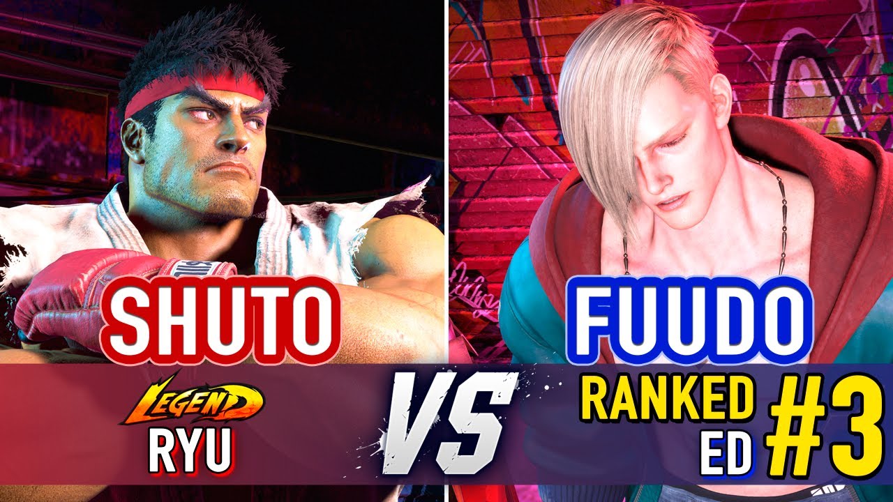SF6 🤜 Shuto (Ryu) vs Fuudo (#3 Ranked Ed) 🤛 SF6 High Level Gameplay