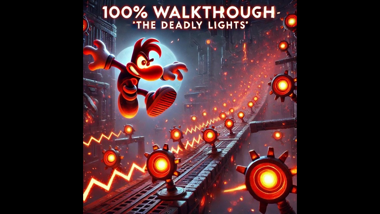 Walkthrough: Rayman Legends 100% - The Deadly Lights