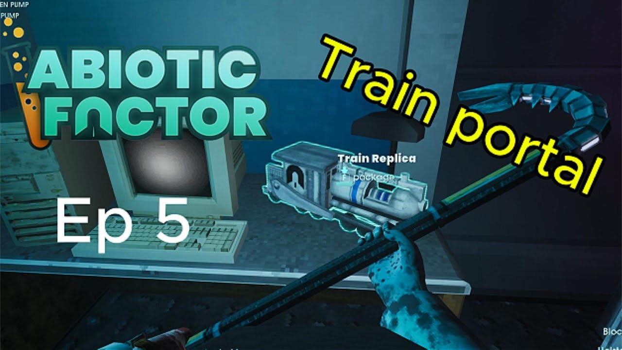 choo-choo!!!!! train portal abiotic factor ep 5