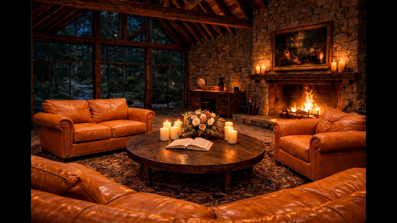 Irish Tavern Spring Night | FireplaceCeltic FolkMusic MedievalTavern Ambience IrishTavern Spring Ni