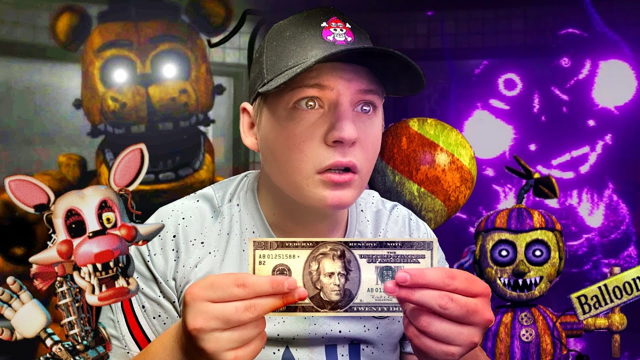 20$ si je termine cette nuit (impossible) FNAF !!!