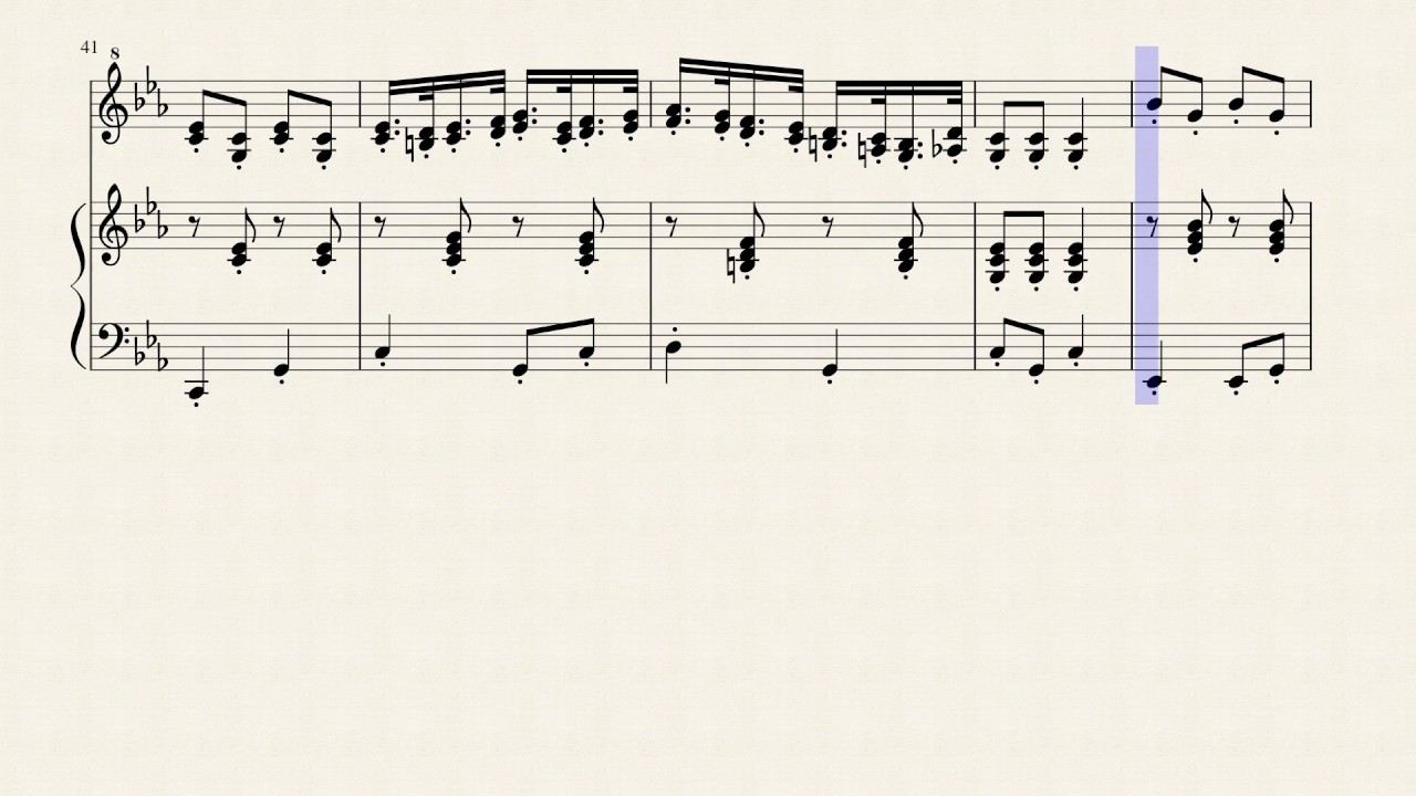 Penguin's game in C Minor