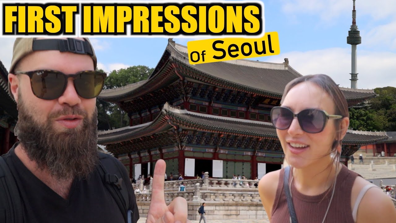 Our FIRST TIME in SEOUL & Trying KOREAN BBQ! (Travel Vlog)