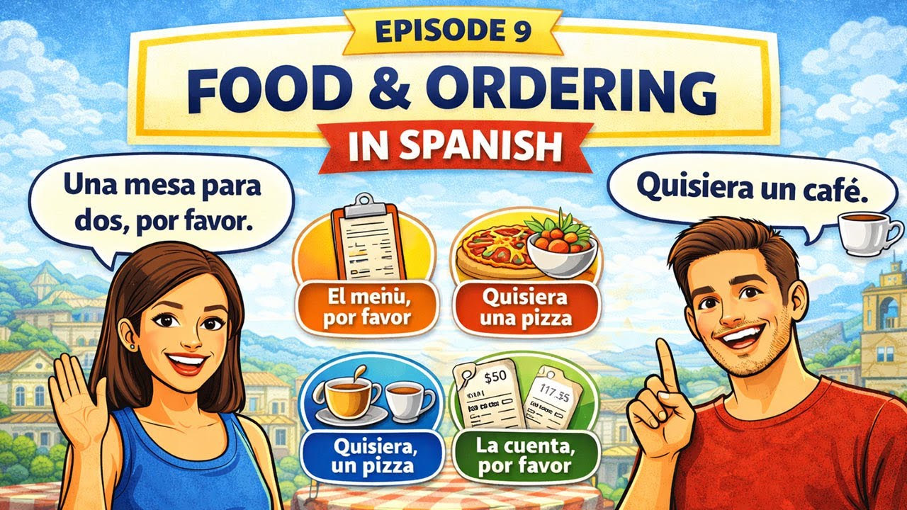 How to Order Food in Spanish | Spanish in Five