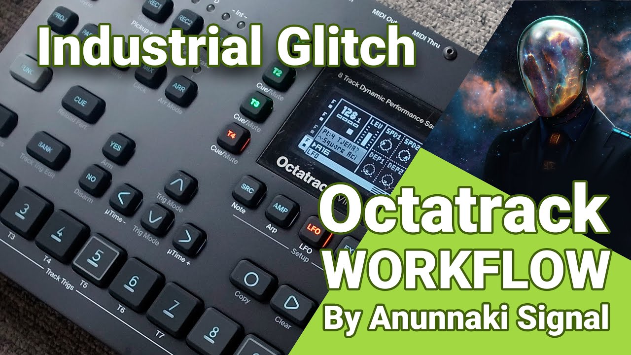 Octatrack tutorial workflow | Creating pattern from scratch with random sample! #octatrack