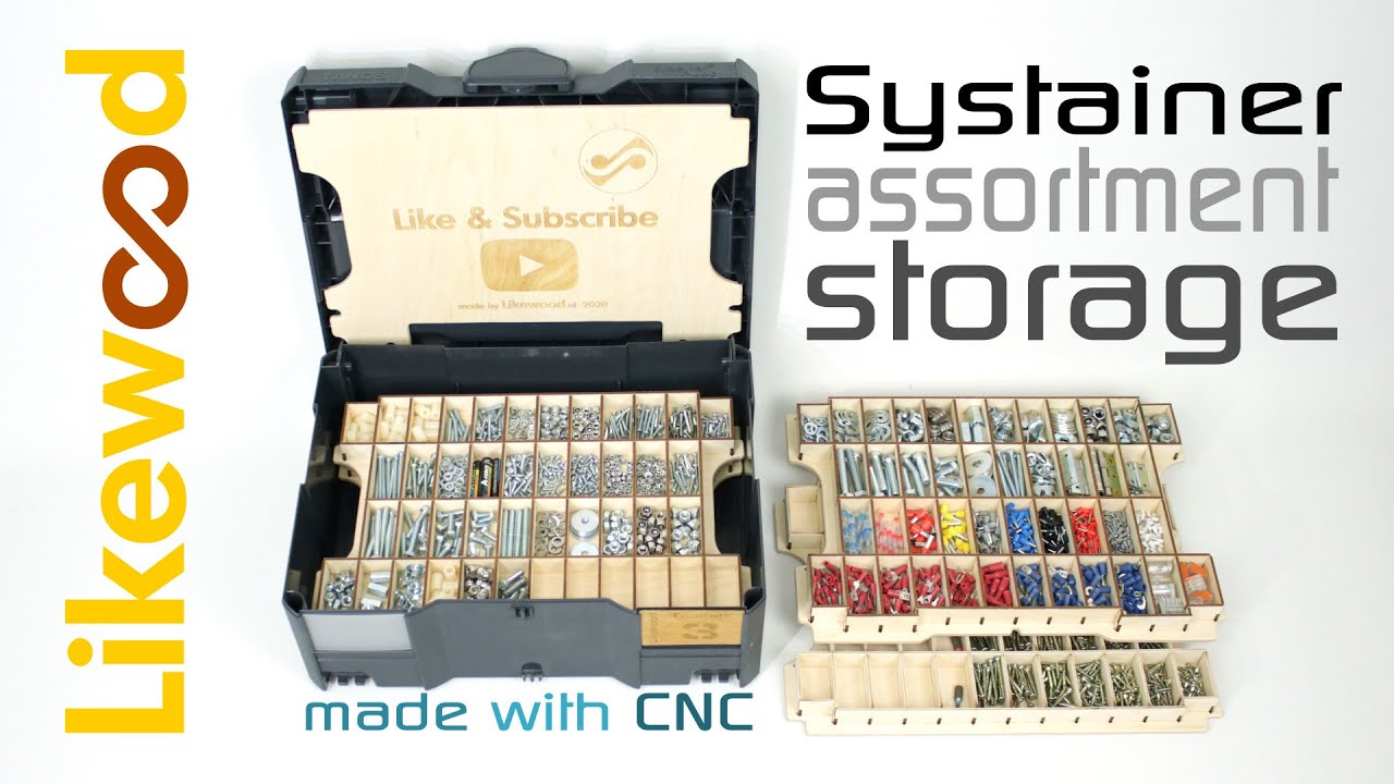 Systainer assortment storage inlay | made with CNC