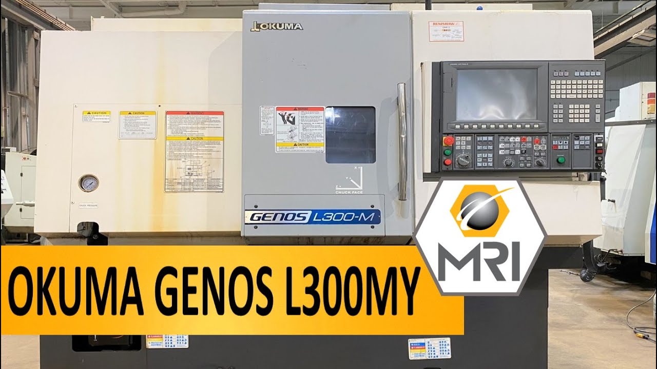 2014 OKUMA GENOS L300MY CNC LATHE