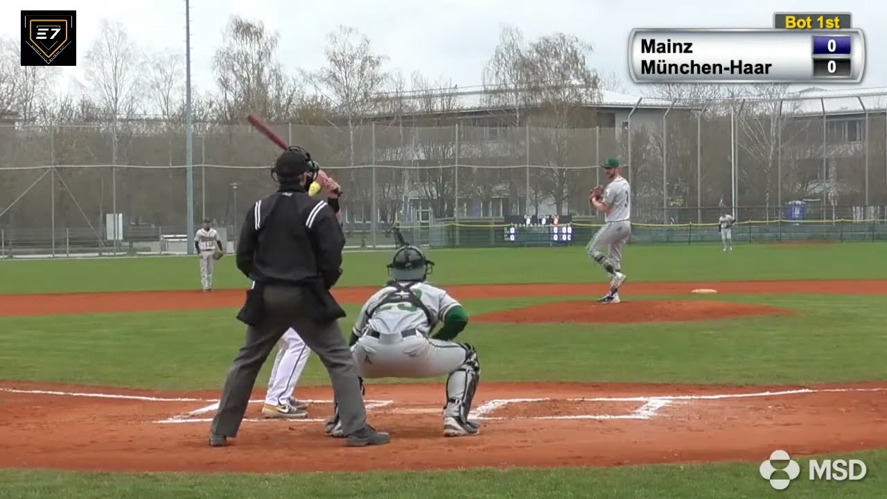 2021 Baseball Highlights: Bundesliga Germany: Munich-Haar Disciples v Mainz Athletics