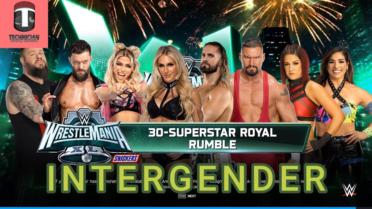 30 Superstars, 1 Ring: WWE 2K25 Intergender Royal Rumble