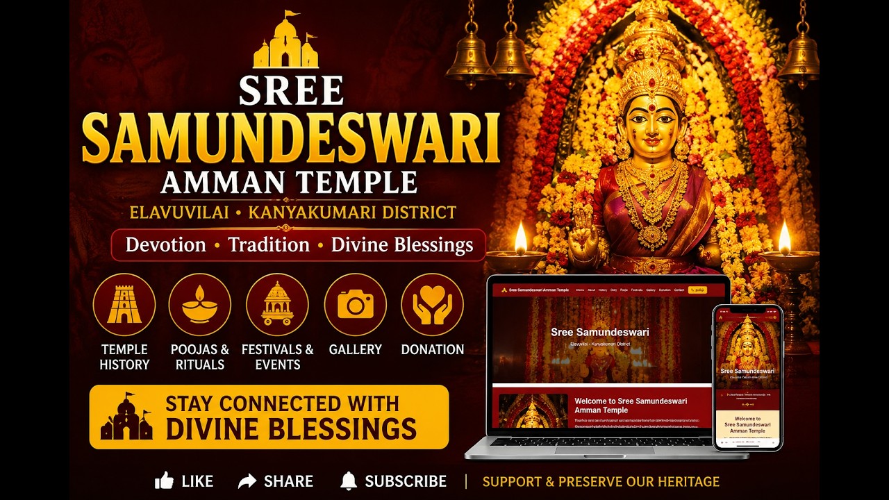 Temple Website Design | Next.js Project | Developed by Pradeep S | SPAI Tech World