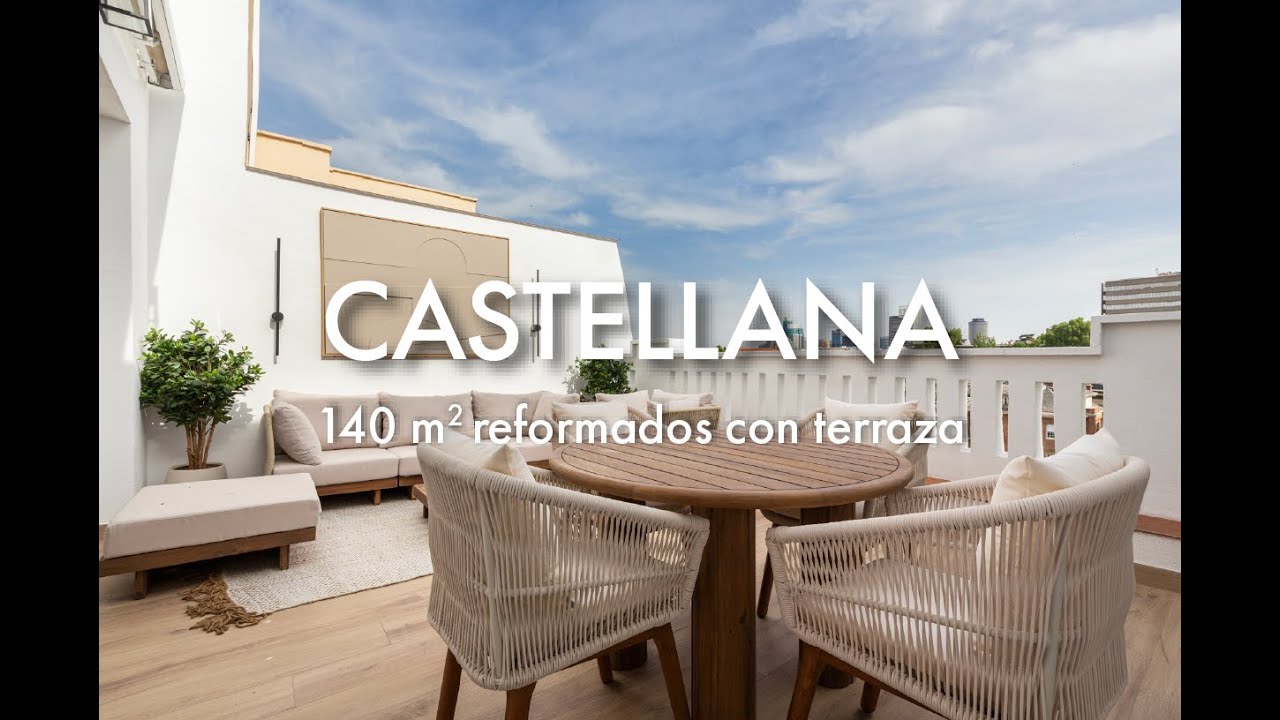 Diseño, luz y terraza con vistas en pleno barrio de Salamanca