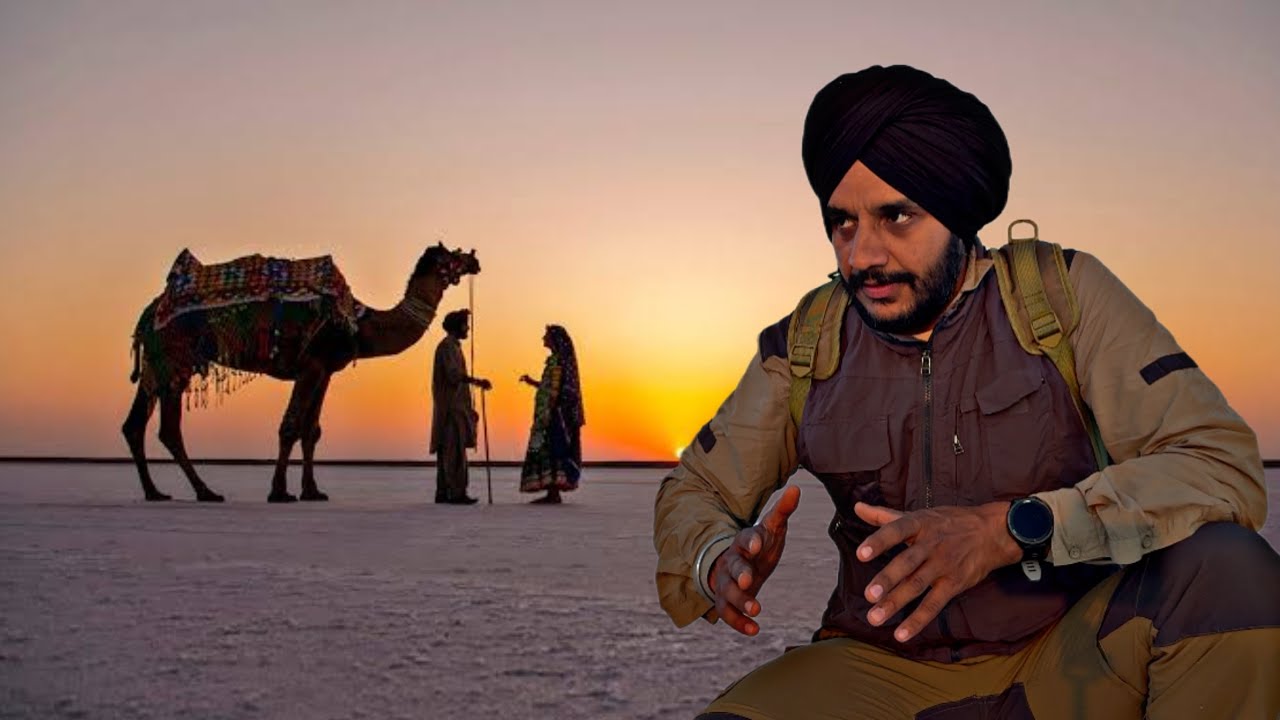 ਲੂਣ ਦੀ ਧਰਤੀ। Rann of Kutch ।  Ghudda Vlogs । 4K 