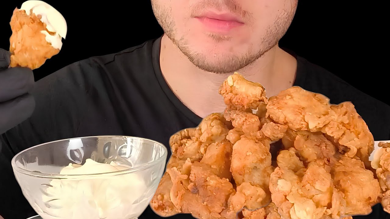 ASMR Popcorn Chicken 🍗 | Crispy & Crunchy Sounds | No Talking