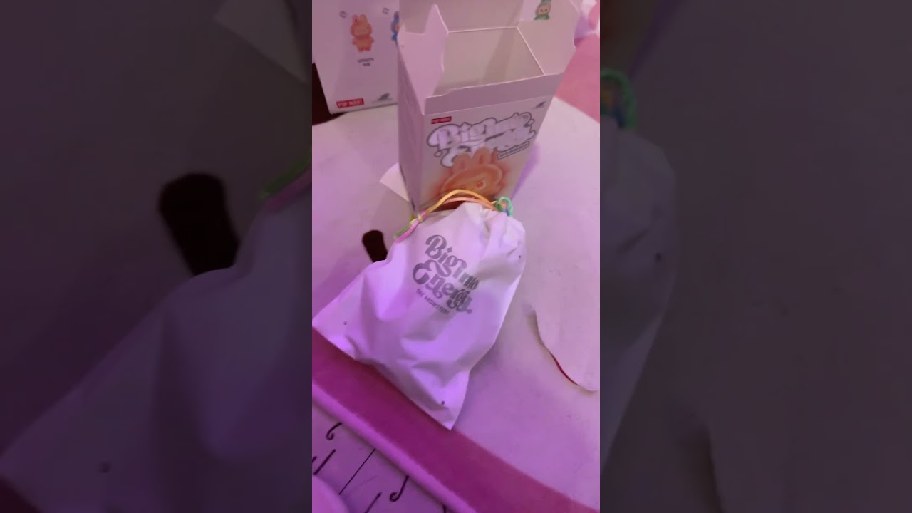 Unbox my Labubu Big Into Energy SECRET! #labubu #popmart #bigintoenergy #unbox #unboxing