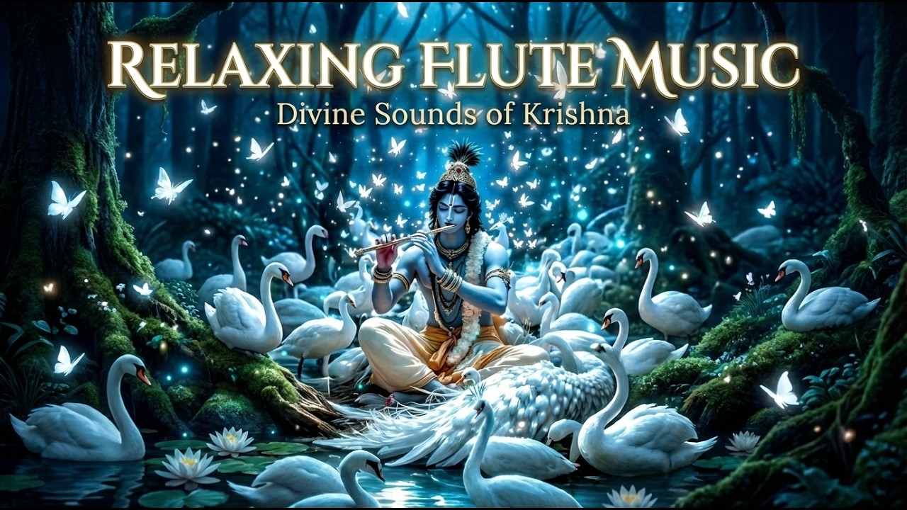 Deep Meditation Krishna Flute Music | Healing Bansuri for Relaxation & Sleep