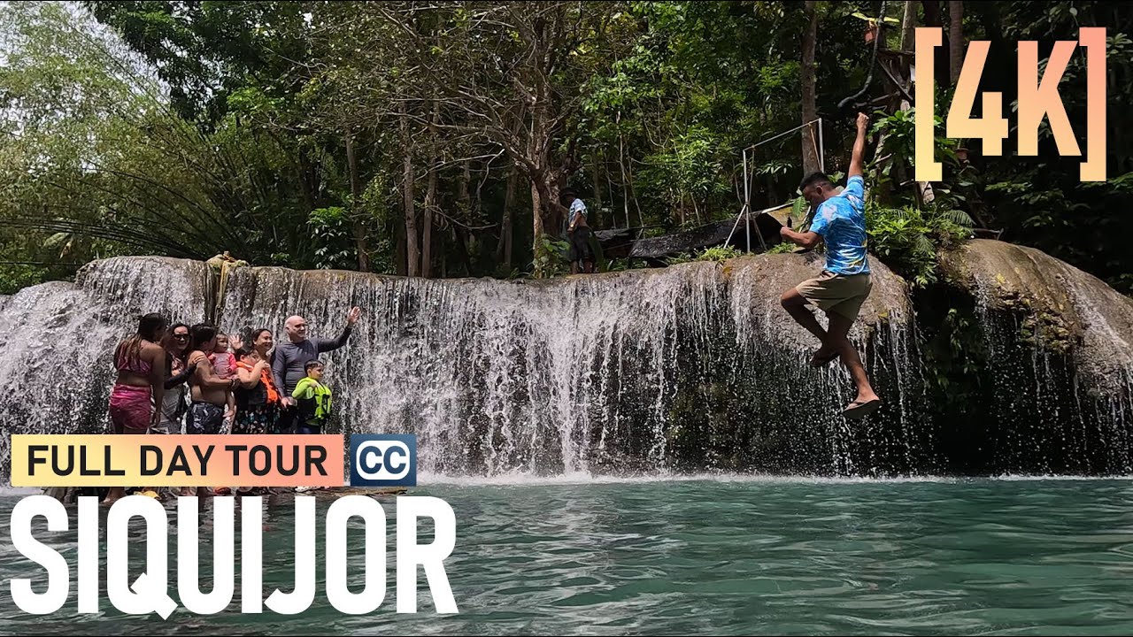 A Day in the Island of Siquijor! Cambugahay Falls, Beaches and Nightlife Walking Tour 2025
