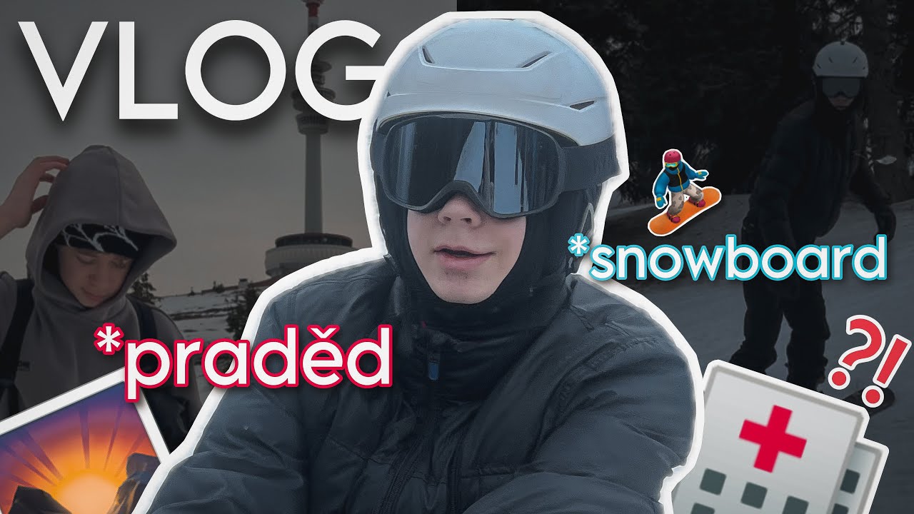 VLOG - Lyžák 2024 (hodně crazy trip...) | @honziiik_barina
