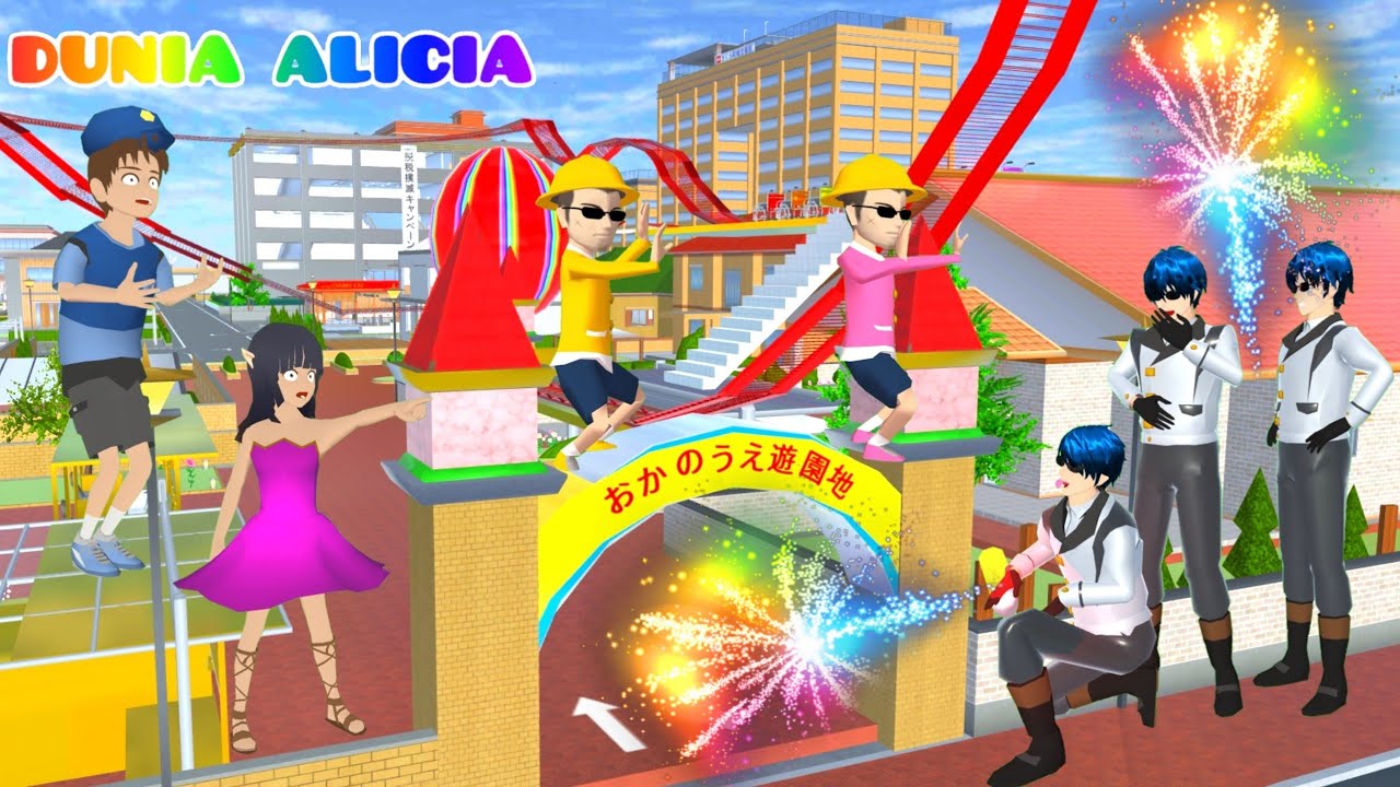Mio Buka Amusement Park Rumah Sakura🤩 Polisi Yuta Tangkap Gangster Main Petasan Kebakaran 🧨| Sakura