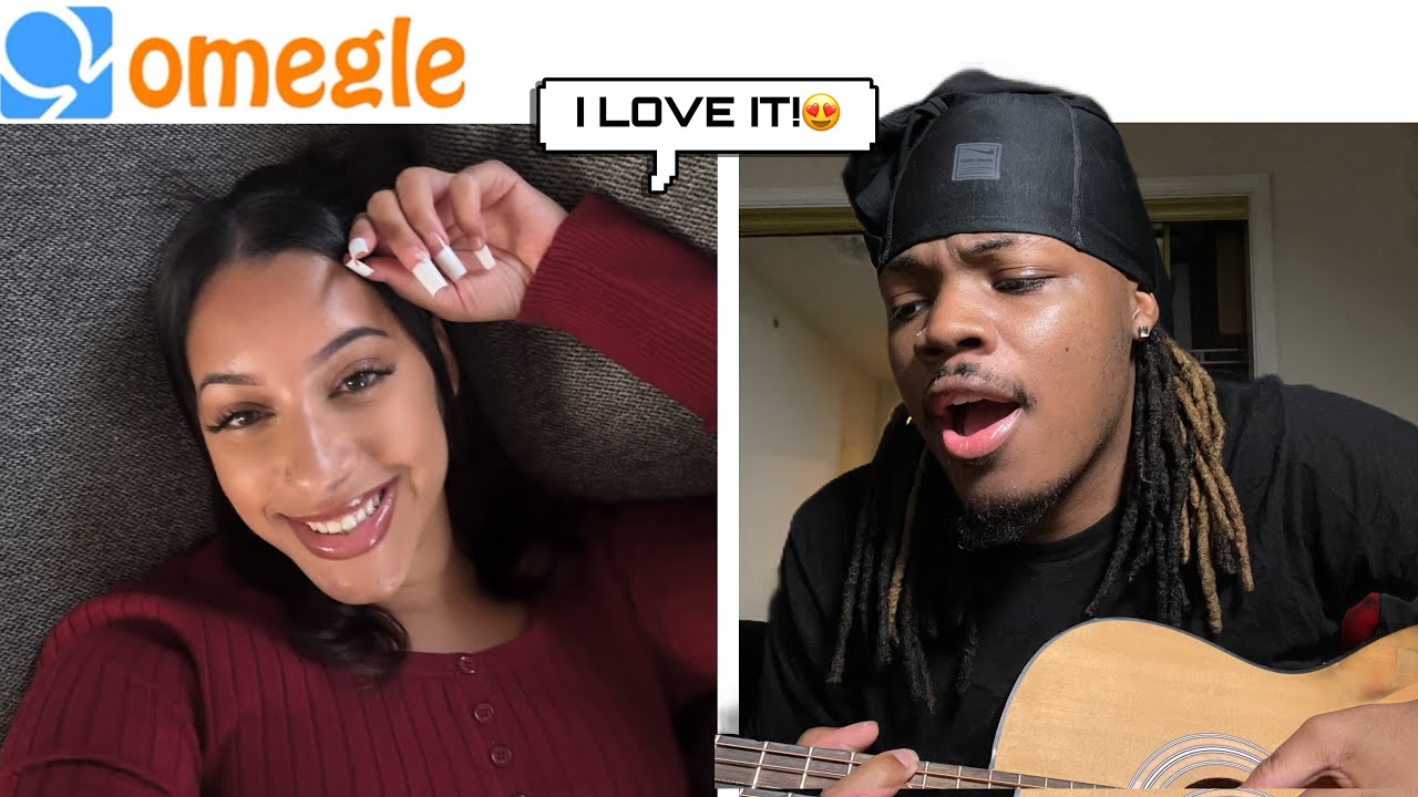 Omegle but BADDIES Fall in LOVE WITH MY SINGING! *she cried to my voice*