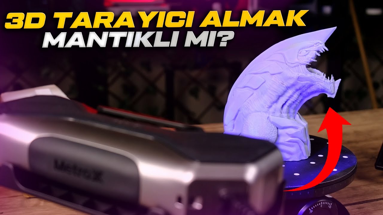 3D Tarayıcı Almak Mantıklı Mı? Revopoint MetroX