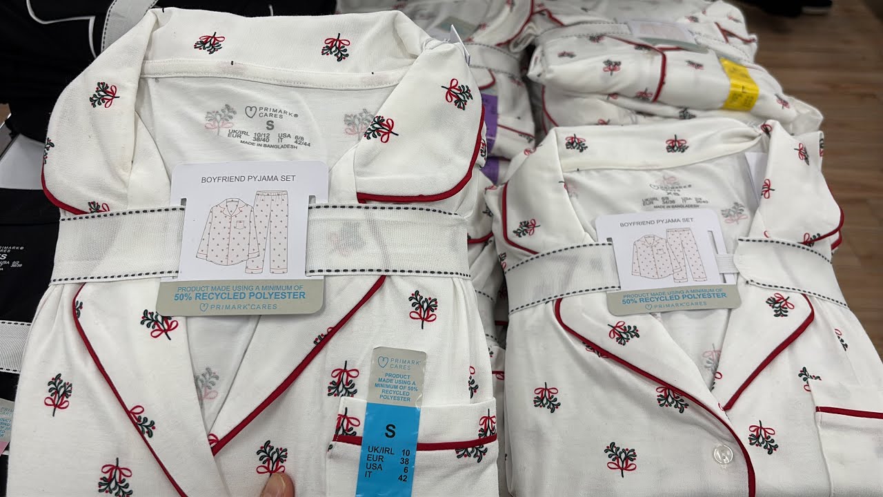 PRIMARK PYJAMA and PJ SET NEW COLLECTION , December - 2024
