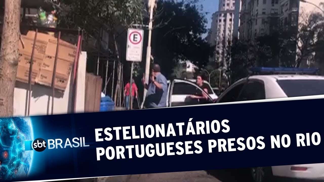 Polícia prende estelionatários portugueses no Rio de Janeiro | SBT Brasil (02/08/19)