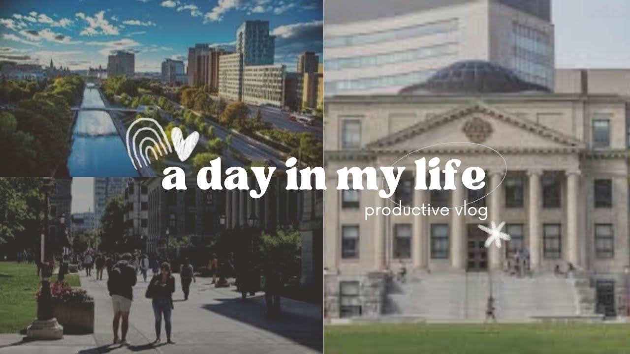 VLOG1: A day in the life of a mechanical enginnering student in CANADA/ UOTTAWA UNIVERSITY