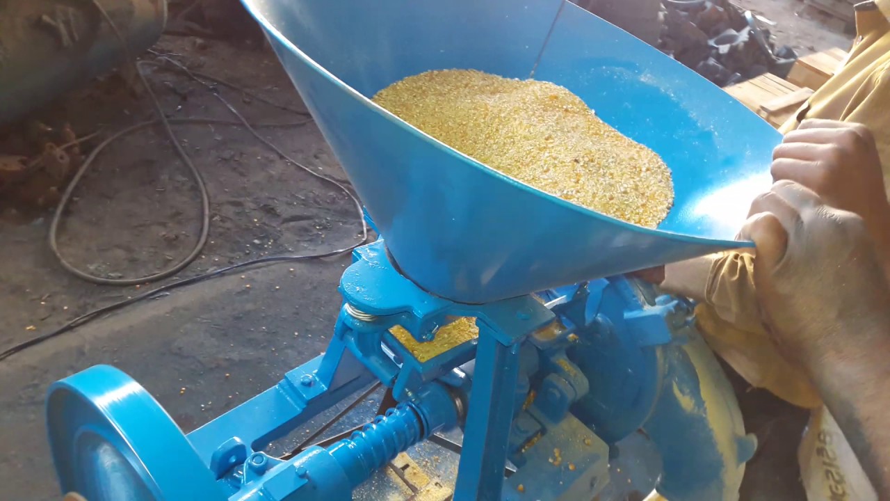 2A Corn grinding mill Manufactured by Nildeep Talavia in Rajkot INDIA
