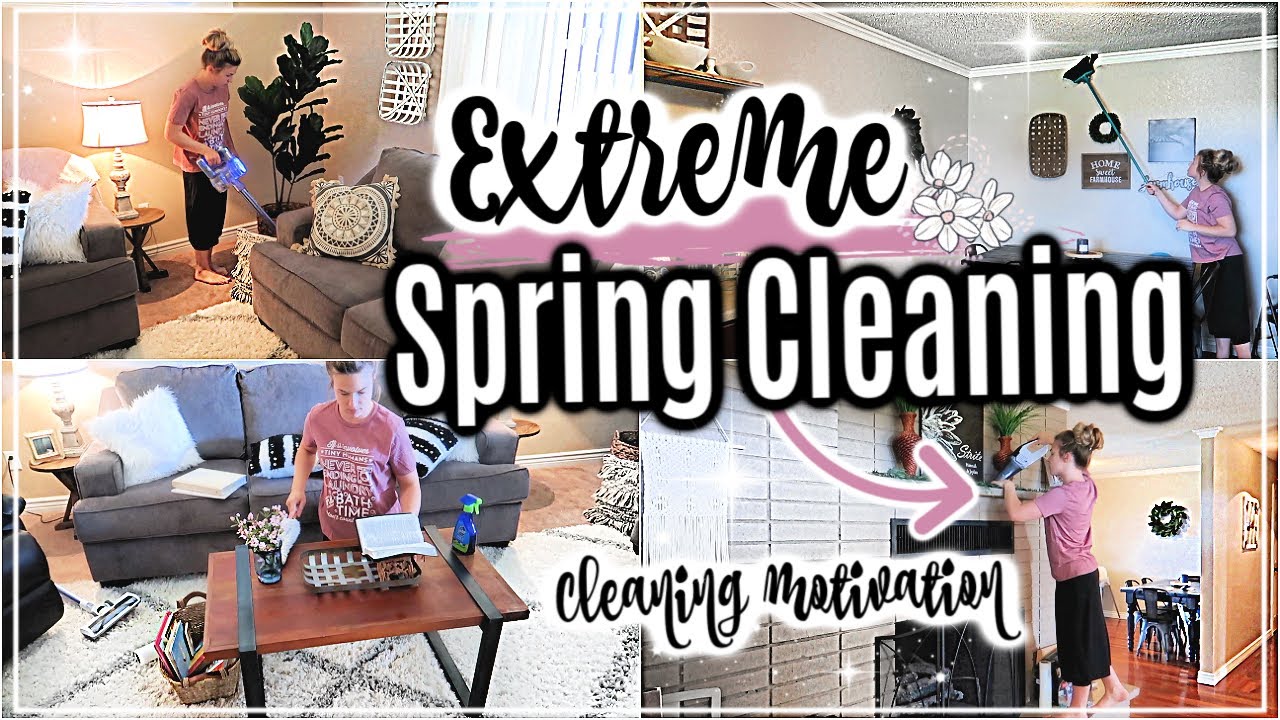 🌸SPRING CLEAN WITH ME 2019 | EXTREME CLEANING MOTIVATION | CLEANING MY HOUSE