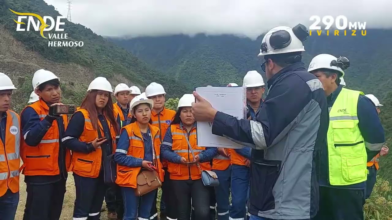 Universitarios de la UTO destacan obras civiles de la presa Sehuencas que se construye en Cochabamba