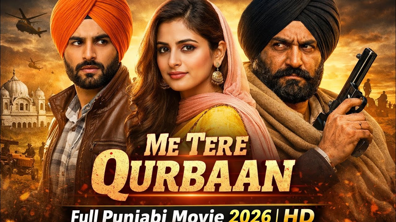 Me Tere Qurbaan | Romantic Punjabi Movie | HD Quality#Naiqra Dhillon#Sawan Rupowali#Aman Sutdhar